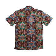 Soraya Artisan Short Sleeve Button Up Shirt Eight-X