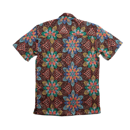 Soraya Artisan Short Sleeve Button Up Shirt Eight-X
