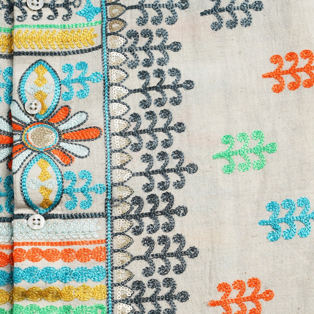 Solari Artisan Short Sleeve Button Up Shirt Eight-X