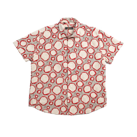 Woven Trace Artisan Short Sleeve Button Up Shirt Eight-X MULTI S