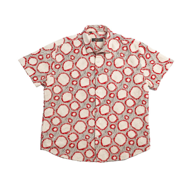 Woven Trace Artisan Short Sleeve Button Up Shirt Eight-X MULTI S