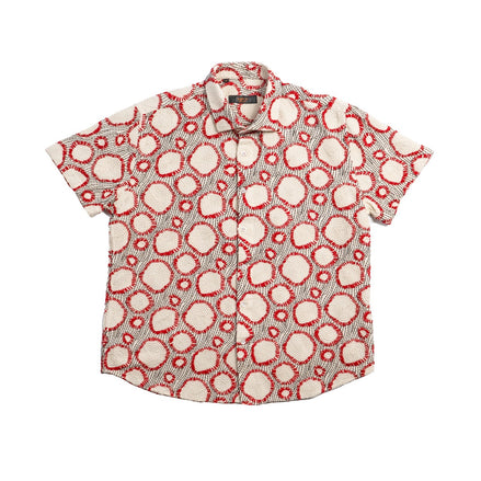 Woven Trace Artisan Short Sleeve Button Up Shirt Eight-X MULTI S