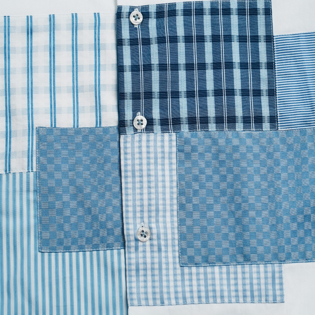 Plaid Fusion Long Sleeve Button Up Shirt Eight-X