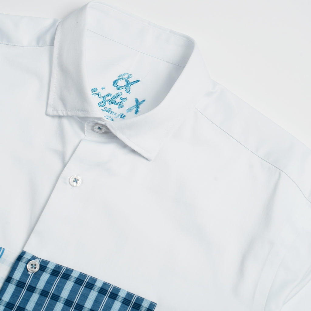 Plaid Fusion Long Sleeve Button Up Shirt Eight-X