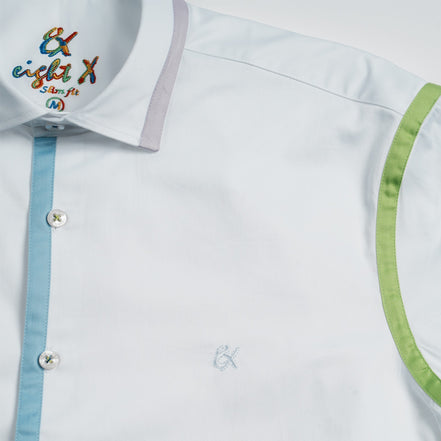 The Prism Long Sleeve Button Up Shirt Eight-X