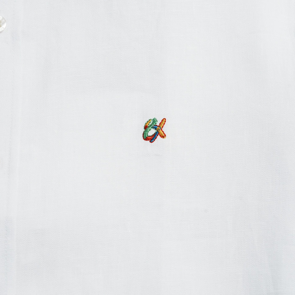 Classic Patchwork Linen Long Sleeve Button Up Shirt Eight-X