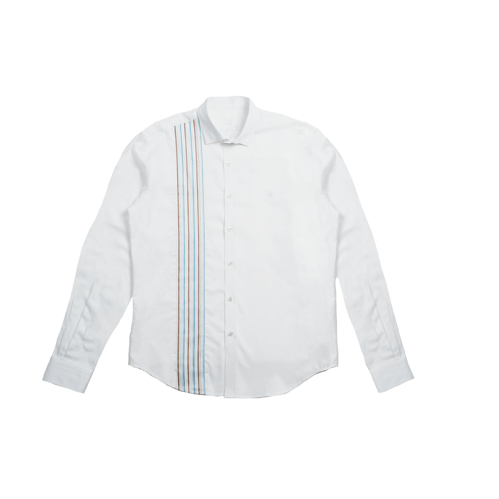 Revel Long Sleeve Button Up Shirt Eight-X WHITE S