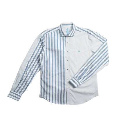 Double Take Long Sleeve Button Up Shirt Eight-X WHITE S