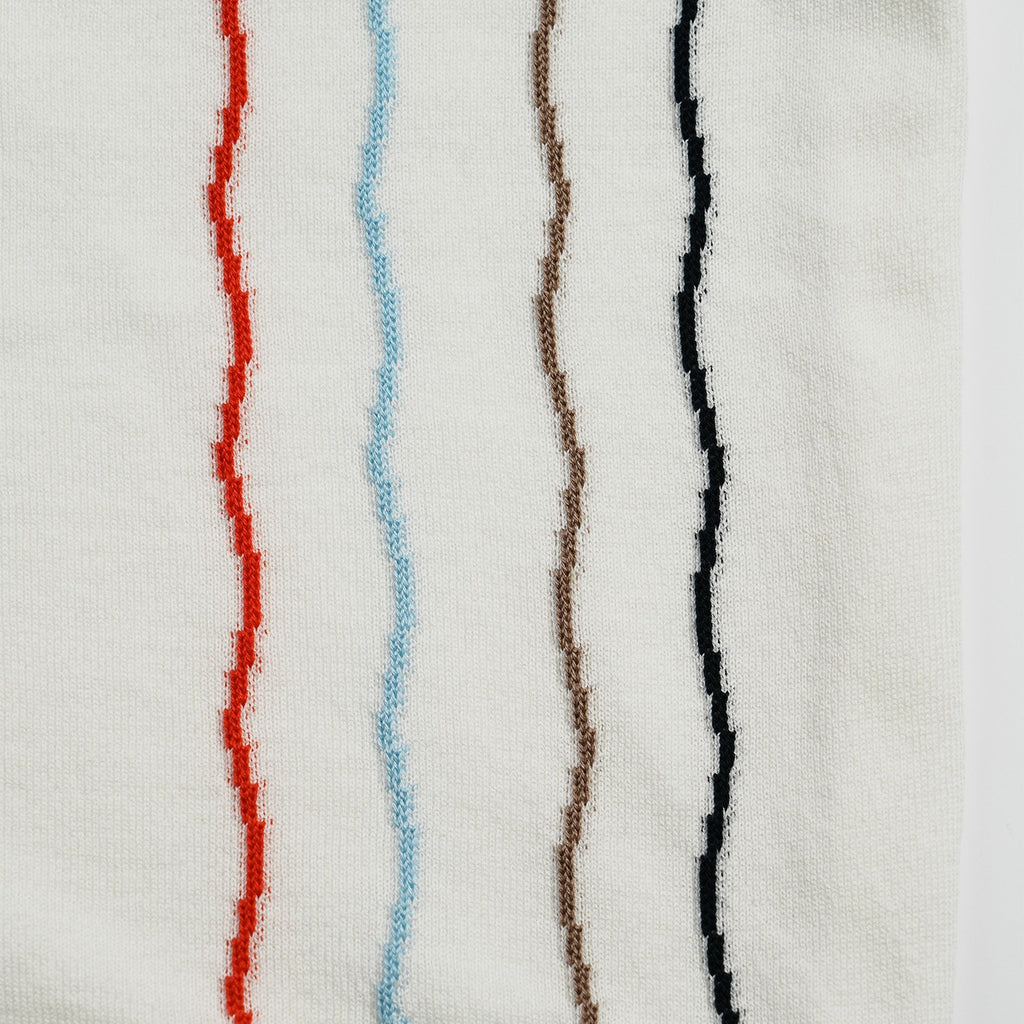 Oro Knit Short Sleeve Button-Up Polo Shirt Eight-X