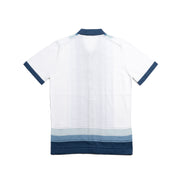 Helm Short Sleeve Button-Up Knit Polo Shirt Eight-X