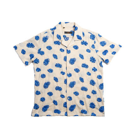 Sora Artisan Short Sleeve Button Up Shirt Eight-X BLUE S