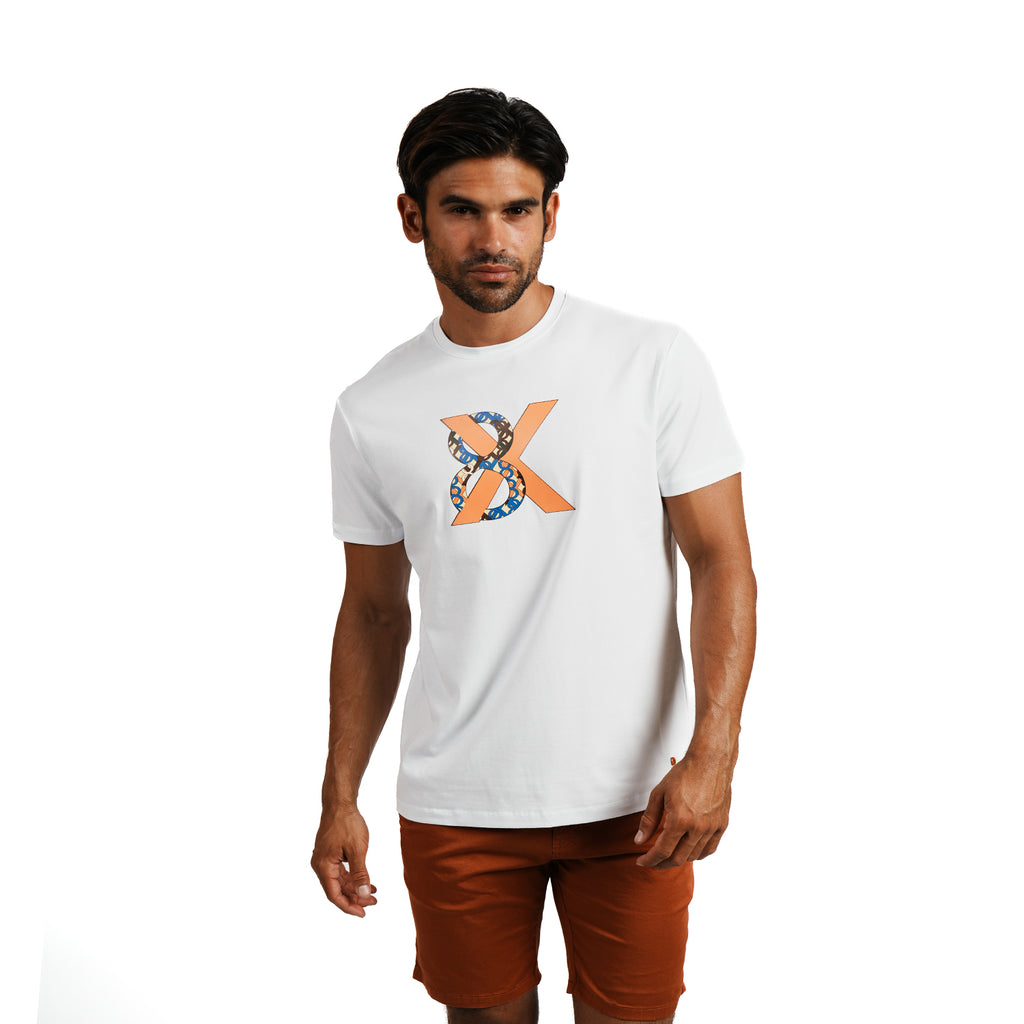 Core 8X Graphic T-Shirt - White Eight-X