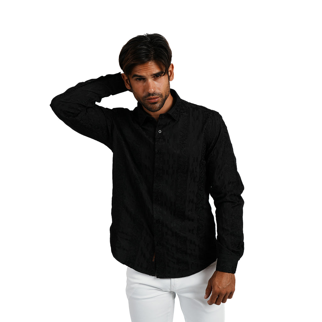 Kavir Artisan Long Sleeve Button Up Shirt Eight-X