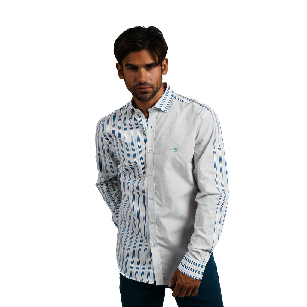 Double Take Long Sleeve Button Up Shirt Eight-X