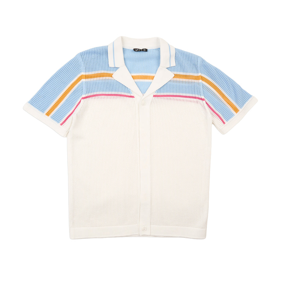 Catalina Crochet Button Up Shirt