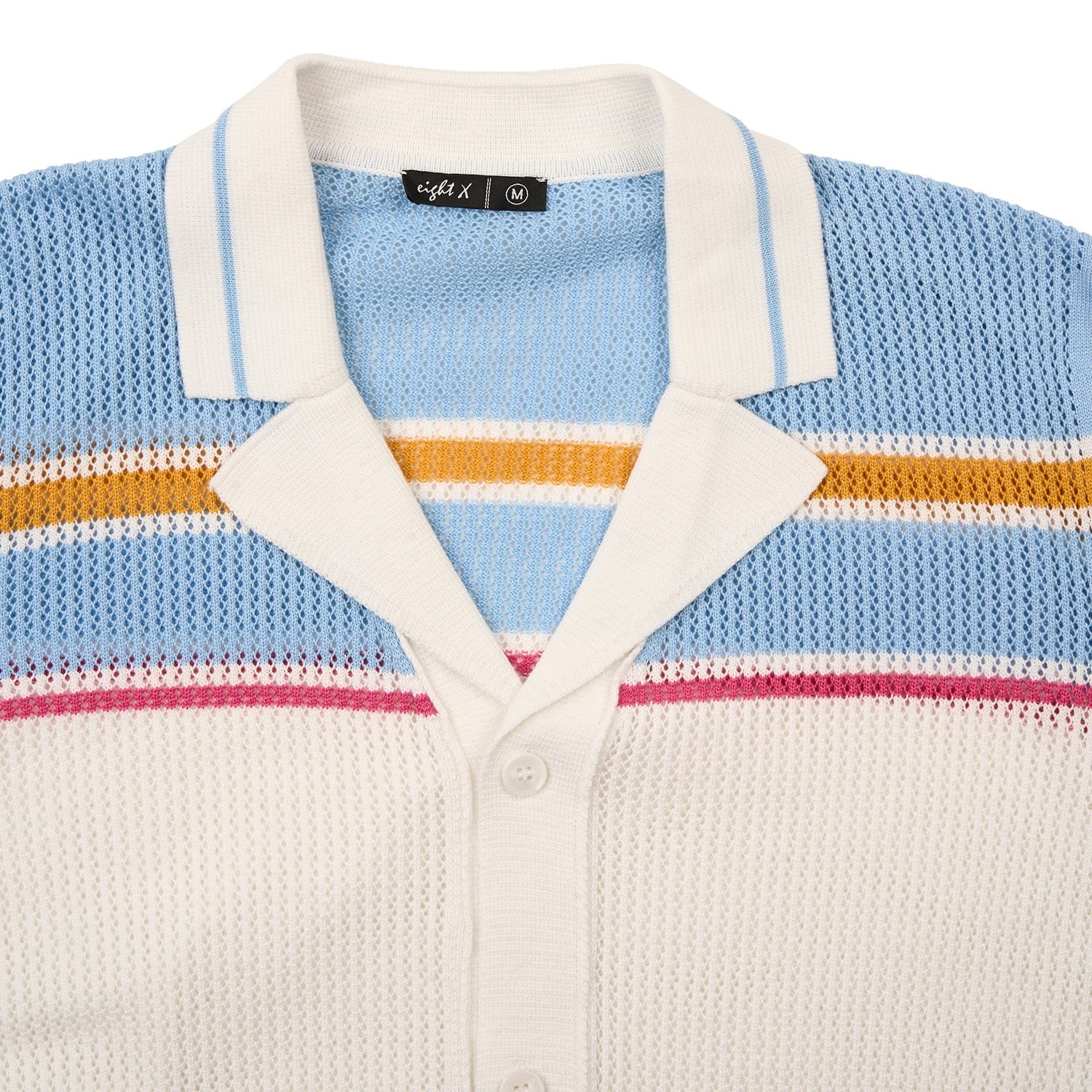 Catalina Crochet Button Up Shirt Button Up Shirts Eight-X