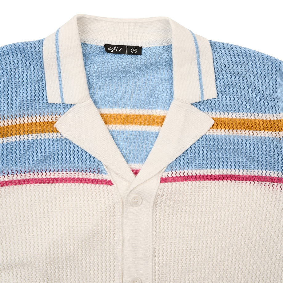 Catalina Crochet Button Up Shirt