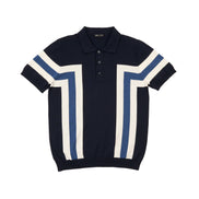 The Everyday Knit Polo Button Up Shirt Button Up Shirts Eight-X NAVY S