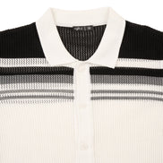 Foundation Crochet Button Up Shirt - White Button Up Shirts Eight-X