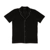 Essential Crochet Button Up Shirt - Black Button Up Shirts Eight-X BLACK S