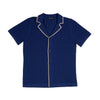 Essential Crochet Button Up Shirt - Blue Button Up Shirts Eight-X BLUE S