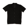 Monterey Crochet Button Up Shirt - Black Button Up Shirts Eight-X