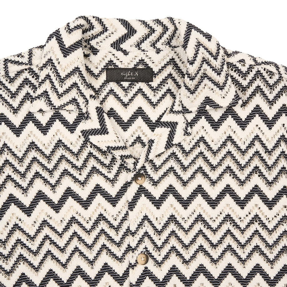 Motion Crochet Relaxed Fit Short Sleeve Shirt – Eight-X