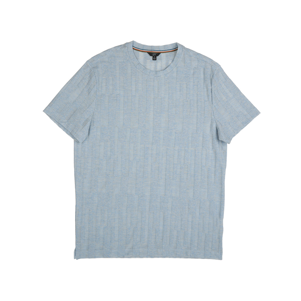 Soft Handle Textured T-Shirt - Blue T-Shirts Eight-X