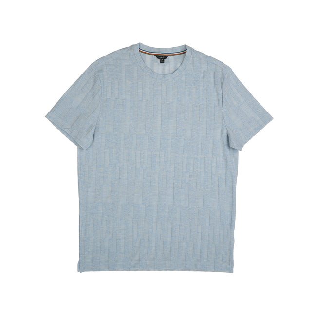 Soft Handle Textured T-Shirt - Blue T-Shirts Eight-X