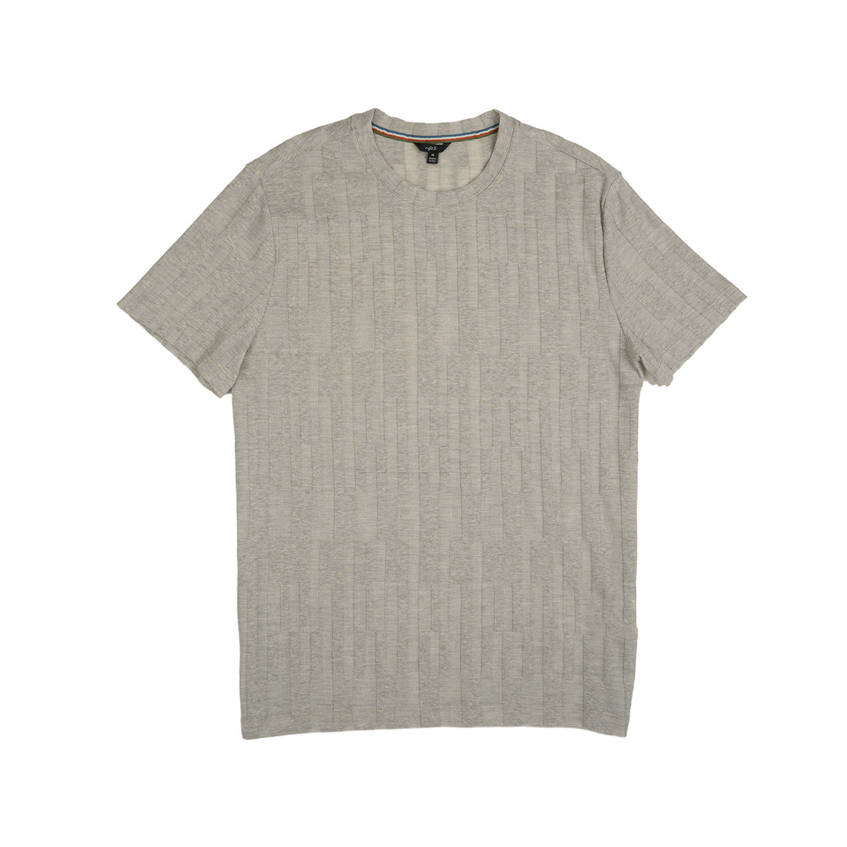 Soft Handle Textured T-Shirt - Grey T-Shirts Eight-X