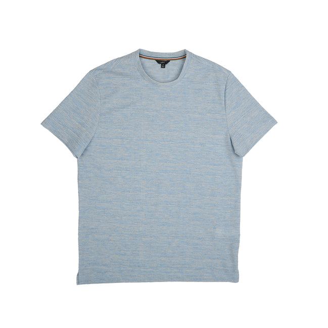 Soft Form Textured T-Shirt - Blue T-Shirts Eight-X