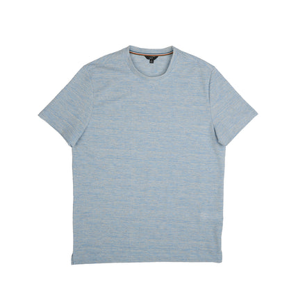 Soft Form Textured T-Shirt - Blue T-Shirts Eight-X
