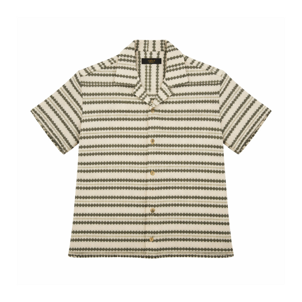 Olive Dune Short Sleeve Shirt + Shorts Matching Set Sets Eight-X