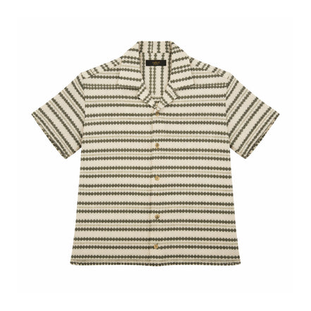 Olive Dune Short Sleeve Shirt + Shorts Matching Set Sets Eight-X