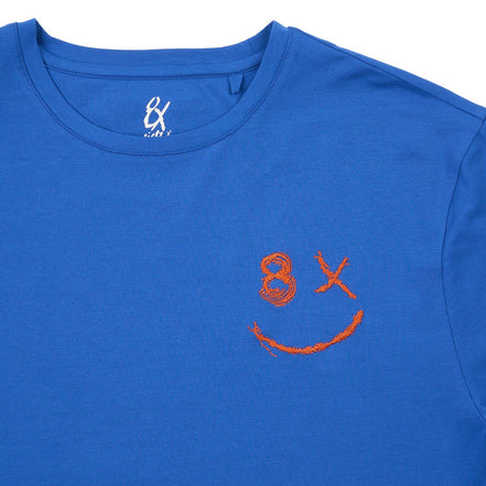 Static Graphic T-Shirt – Blue T-Shirts Eight-X