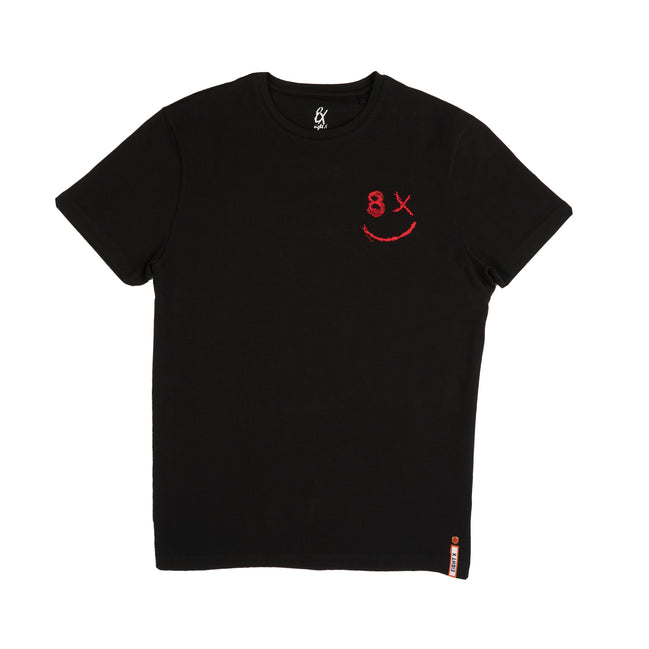 Static Graphic T-Shirt – Black T-Shirts Eight-X BLACK S