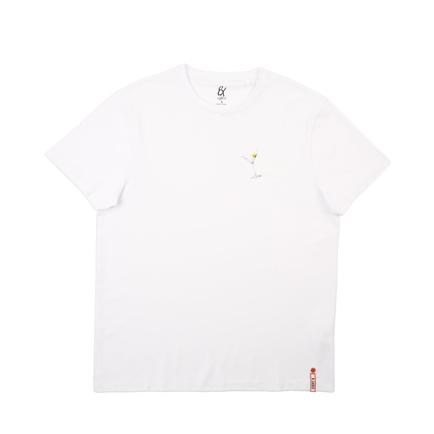 After Hours Graphic T-Shirt – White T-Shirts Eight-X WHITE S
