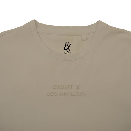 Impression Graphic T-Shirt – Beige T-Shirts Eight-X