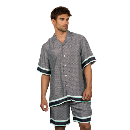 Viceroy Short Sleeve Shirt + Shorts Matching Set Sets Eight-X