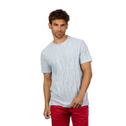 Soft Handle Textured T-Shirt - Blue T-Shirts Eight-X