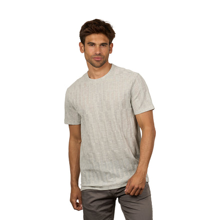 Soft Handle Textured T-Shirt - Grey T-Shirts Eight-X