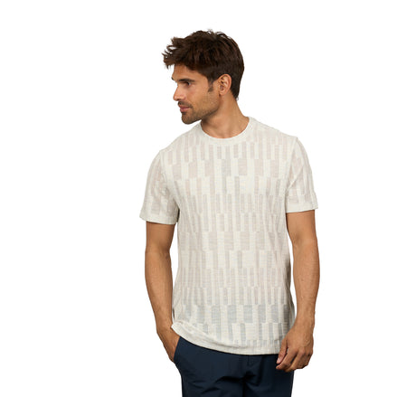 Soft Handle Textured T-Shirt - Light Blue T-Shirts Eight-X