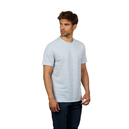 Soft Form Textured T-Shirt - Blue T-Shirts Eight-X