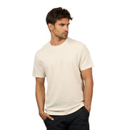 Ridge Textured T-Shirt - Beige T-Shirts Eight-X