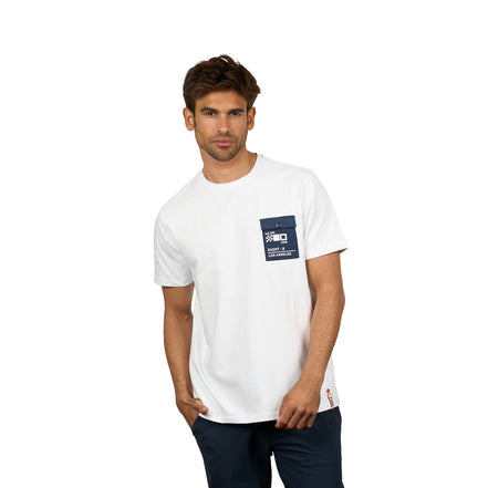 Trackside Graphic T-Shirt – White T-Shirts Eight-X