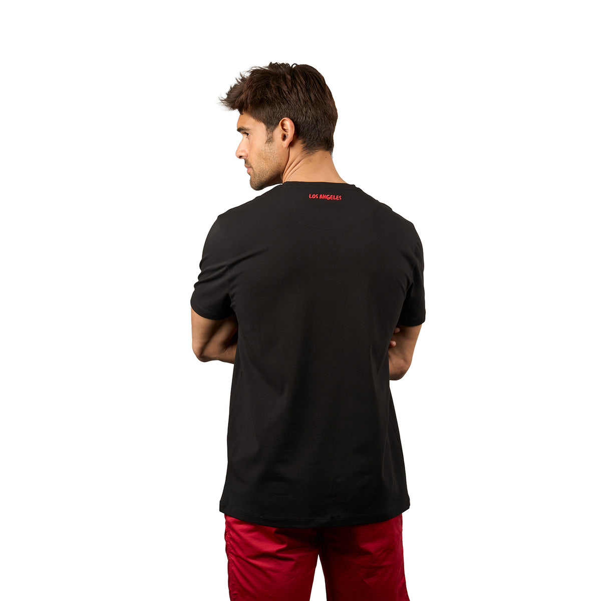 Static Graphic T-Shirt – Black T-Shirts Eight-X