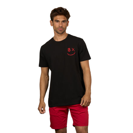 Static Graphic T-Shirt – Black T-Shirts Eight-X