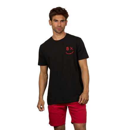 Static Graphic T-Shirt – Black T-Shirts Eight-X