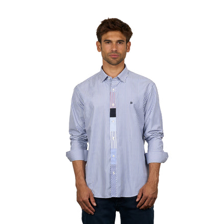 Bluemark Long Sleeve Button Down Shirt Button Down Shirts Eight-X