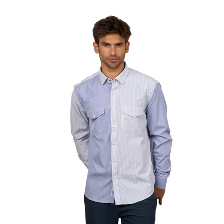 Blueport Long Sleeve Button Down Shirt Button Down Shirts Eight-X